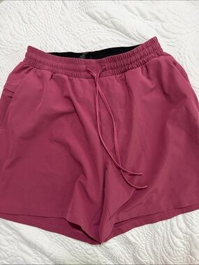lululemon athletica Men's Drawstring Athletic Shorts - Rosewood